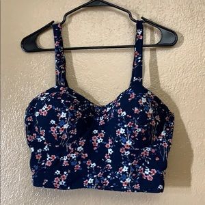 Xhileration floral 2 piece outfit